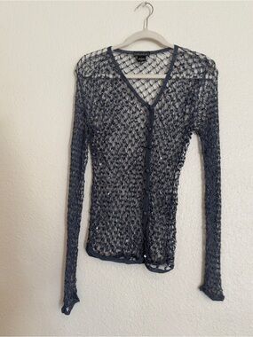 Vintage takeout knit cardigan sweater
